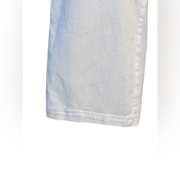 Mined by Los Angeles women’s white wide leg denim jeans size 7 preloved no flaws - Picture 4 of 9